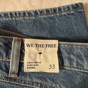 Free people Venus barrel jeans